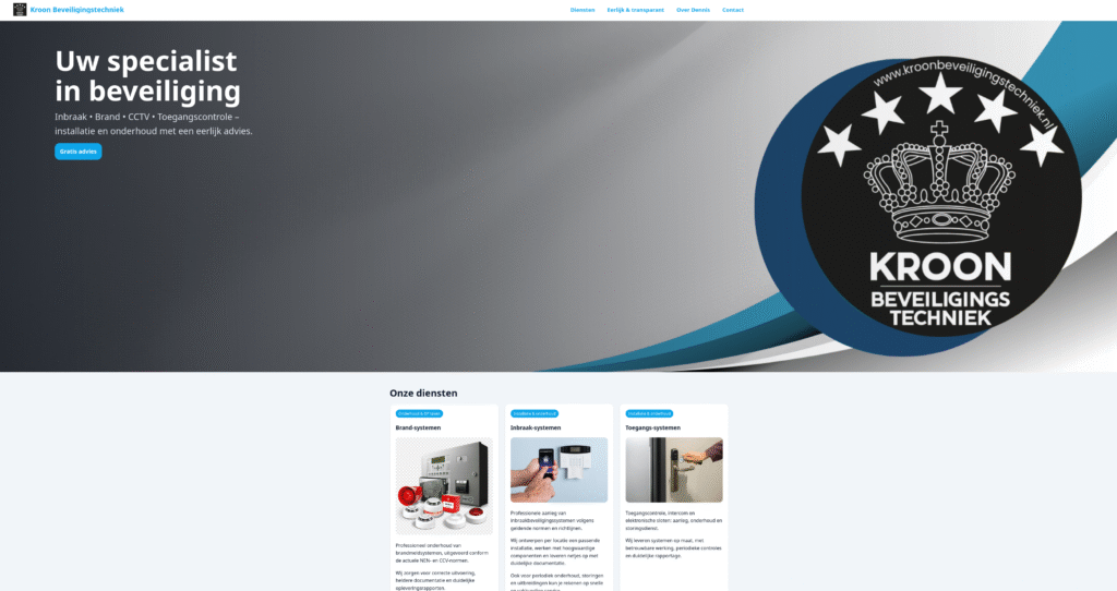 kroon beveiligingstechniek